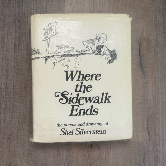 Other - 1980’s Vintage Hardback - Where the Sidewalk Ends Book by Shel Silverstein
